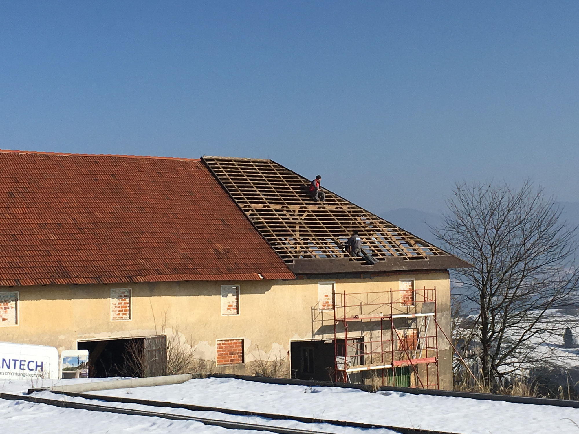 Beginn Abbrucharbeiten